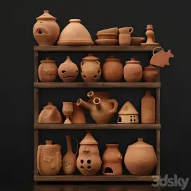 Dishes clay n